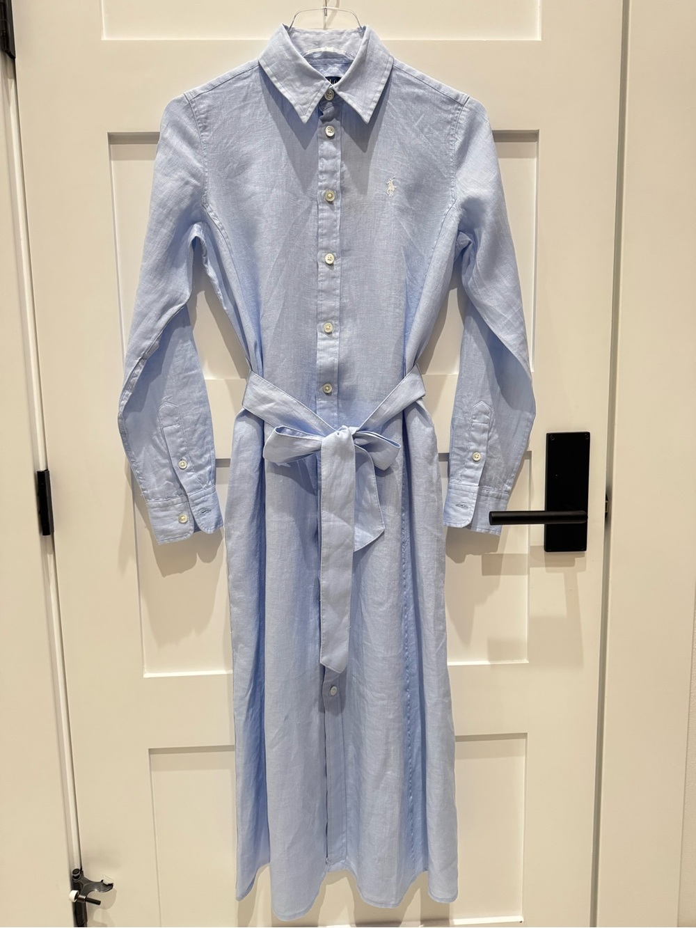 Polo Ralph Lauren Linen Long-Sleeve Shirtdress